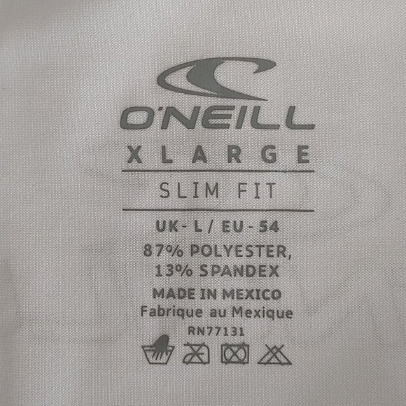 O'neill Men's Basic Skins Short Sleeve Crew White Rashguard Size XL SLIM… - Picture 12 of 12